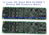 Mindray MPM 모수 단위 M51A-20-80868 V를 위한 ECG 널 12 지도 의료 기기 부속품