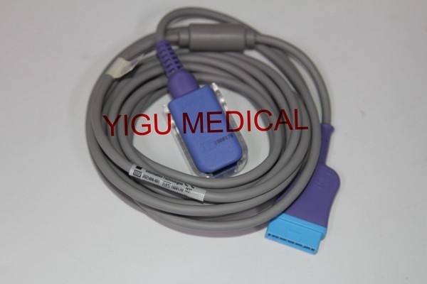 GE NELLCOR Blood Oxygen Extension Cable PN  LOT100817H ECG SPO2 Cable