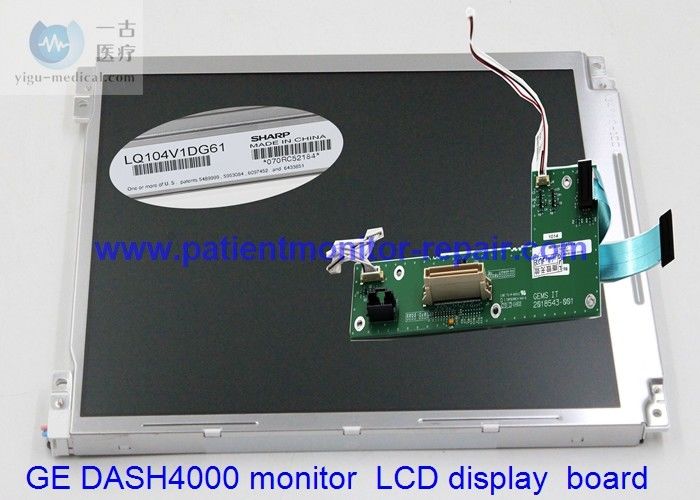 GE DASH4000 참을성 있는 감시자 수리부품 LCD 전시 화면 샤프 PN LQ104V1DG61