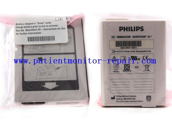 HR XL+ REF 989803167281 Defibrillator Battery 14.4V 6.75Ah 97Wh Rechargeable Li - Ion